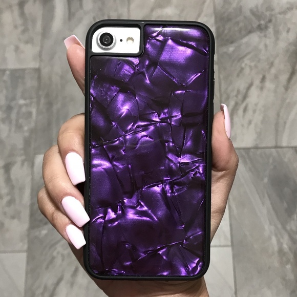 Accessories - iPhone Purple Crytal Case